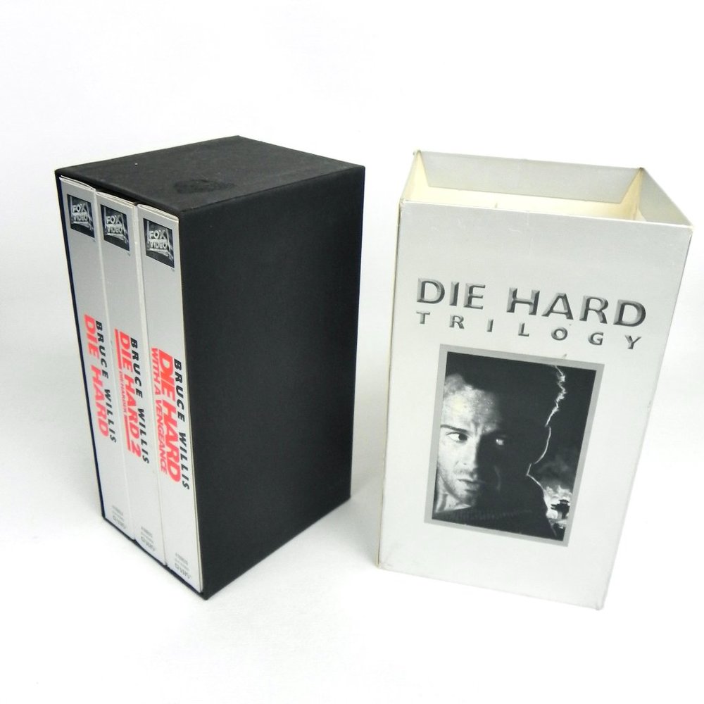 Bruce Willis Die Hard Trilogy VHS Box Set